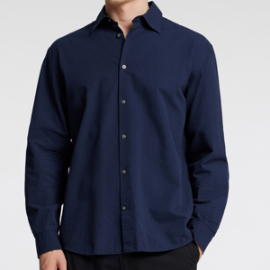 SELECTED HOMME Seersucker Derek Long Sleeved Shirt